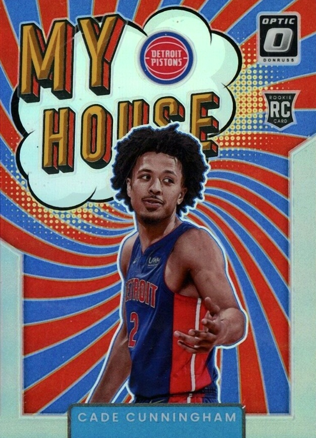 2021 Panini Donruss Optic My House Cade Cunningham #16 Basketball Card