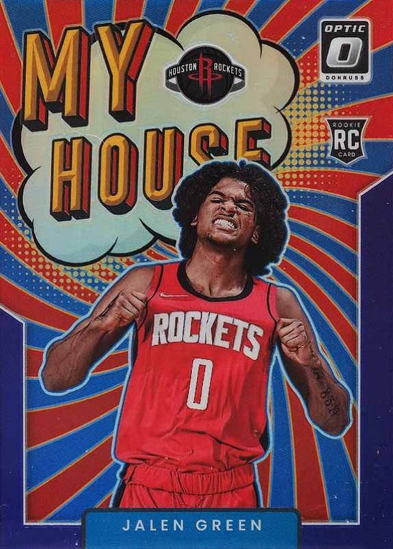 2021 Panini Donruss Optic My House Jalen Green #17 Basketball Card