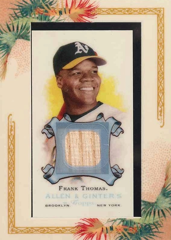 2006 Topps Allen & Ginter Framed Relics Frank Thomas #AGRFT Baseball Card