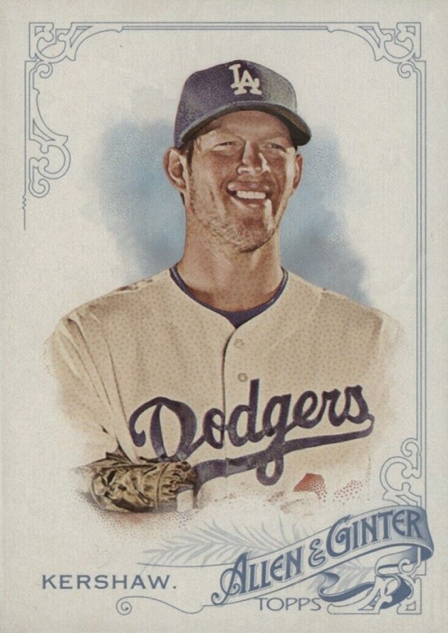 2015 Topps Allen & Ginter Clayton Kershaw #339 Baseball Card