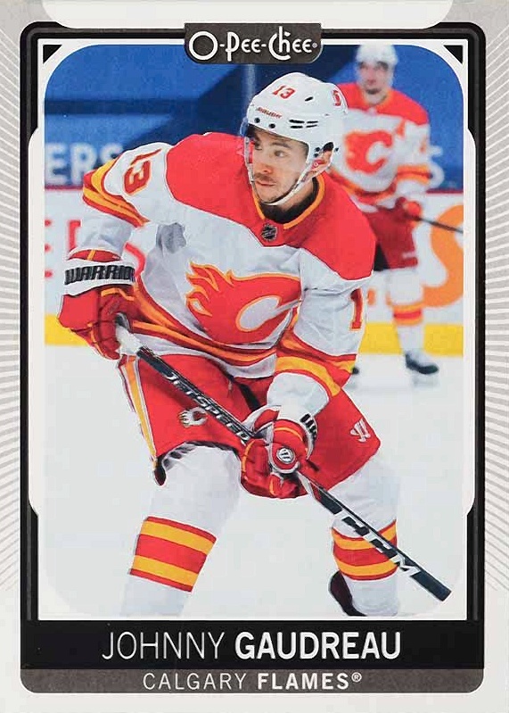 2021 O-Pee-Chee Johnny Gaudreau #37 Hockey Card