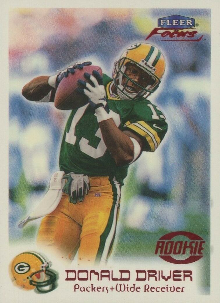 1999 Fleer Focus Donald Driver #118 Football Card