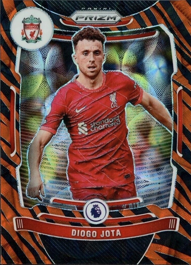 2021 Panini Prizm Premier League Diogo Jota #83 Soccer Card