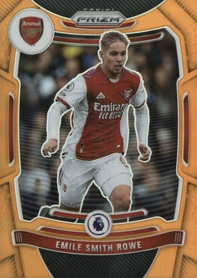 2021 Panini Prizm Premier League Emile Smith Rowe #206 Soccer Card