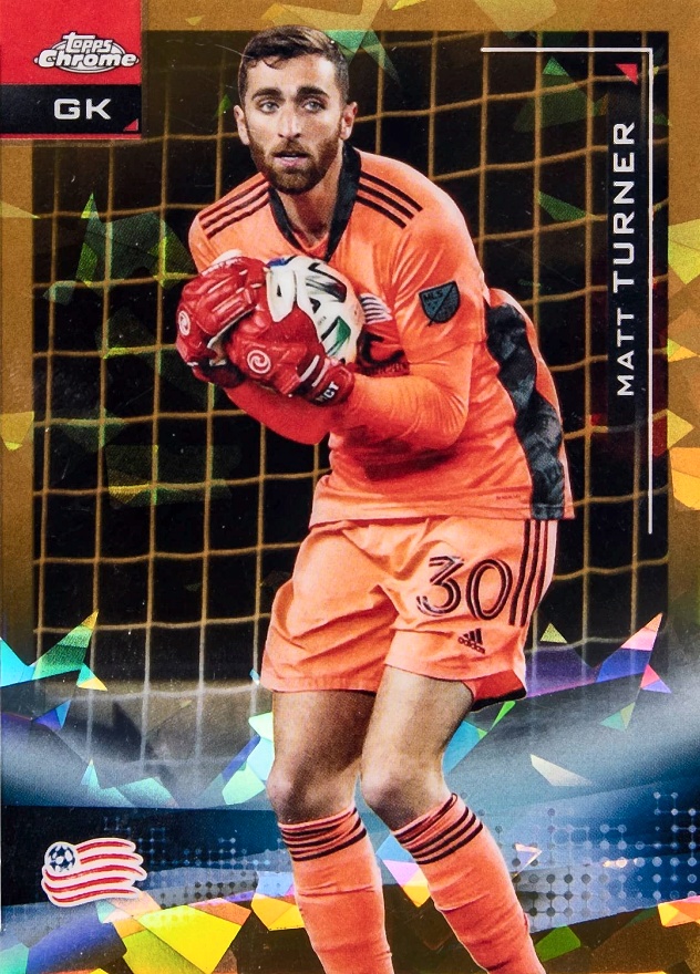 2021 Topps Chrome MLS Sapphire Edition Matt Turner #68 Soccer Card