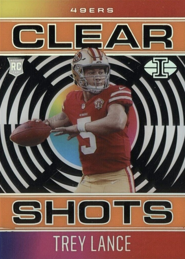 2021 Panini Illusions Clear Shots Trey Lance #CS-18 Football Card