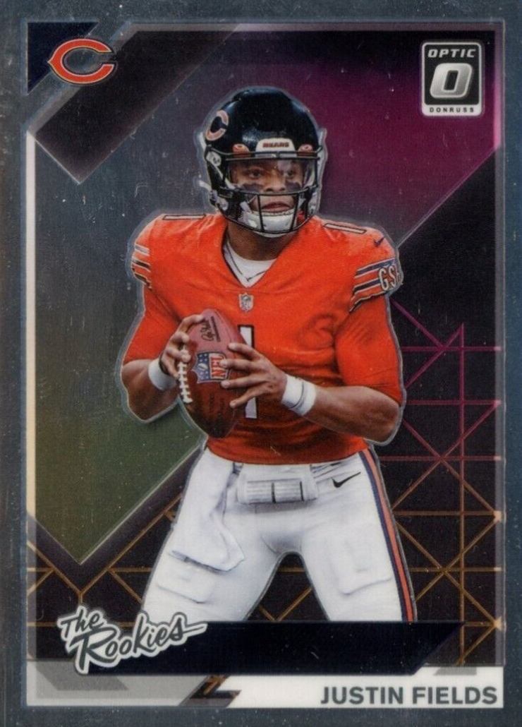 2021 Panini Donruss Optic the Rookies Justin Fields #TR4 Football Card