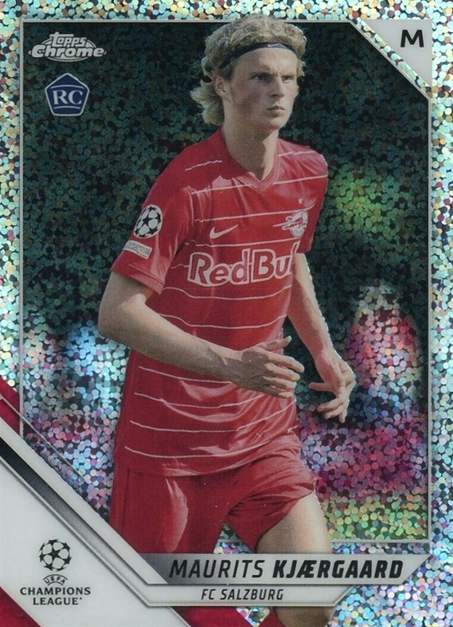 2021 Topps Chrome UEFA Champions League Maurits Kjaergaard #54 Soccer Card