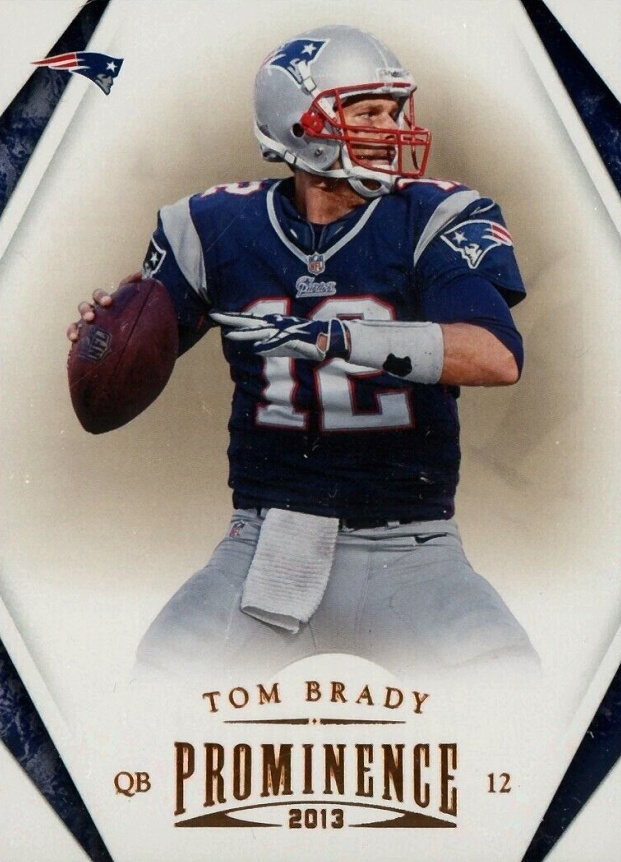 2013 Panini Prominence  Tom Brady #58 Football Card