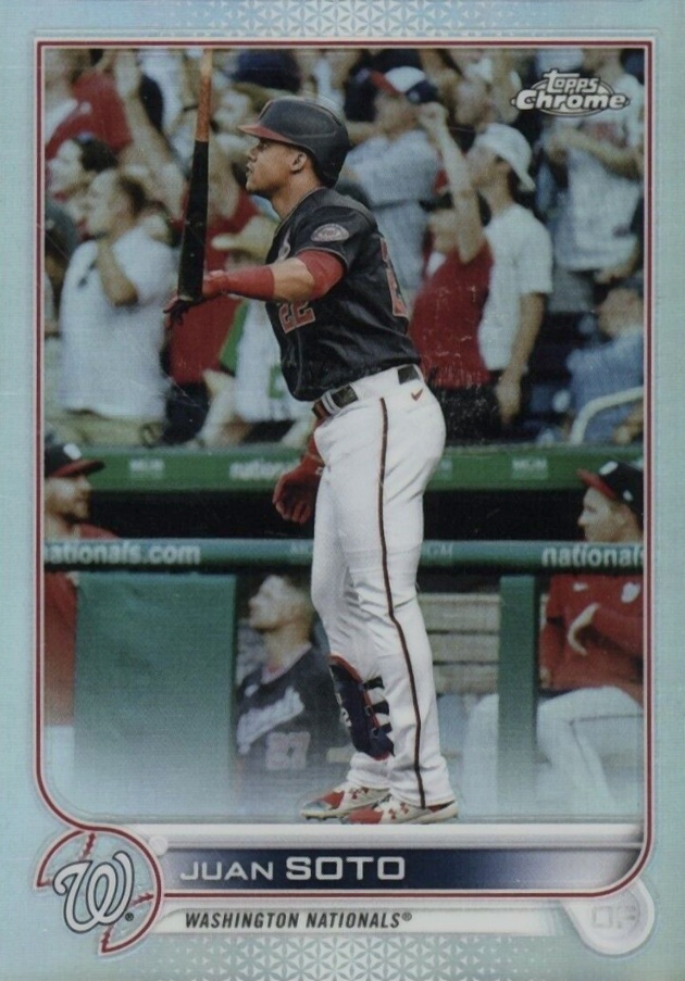 2022 Topps Chrome Juan Soto #129 Baseball Card