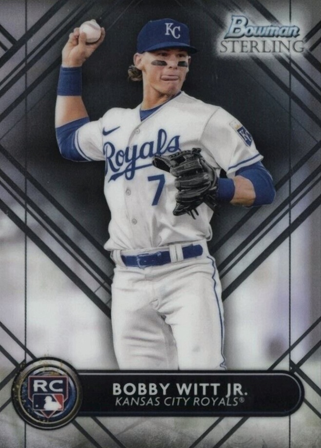 2022 Bowman Sterling Bobby Witt Jr. #BSR37 Baseball Card