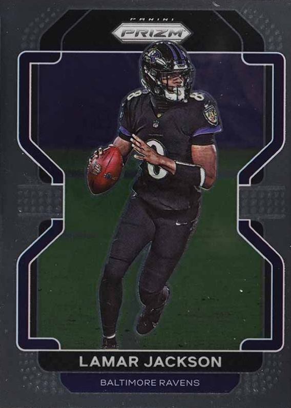 2021 Panini Prizm Lamar Jackson #282 Football Card