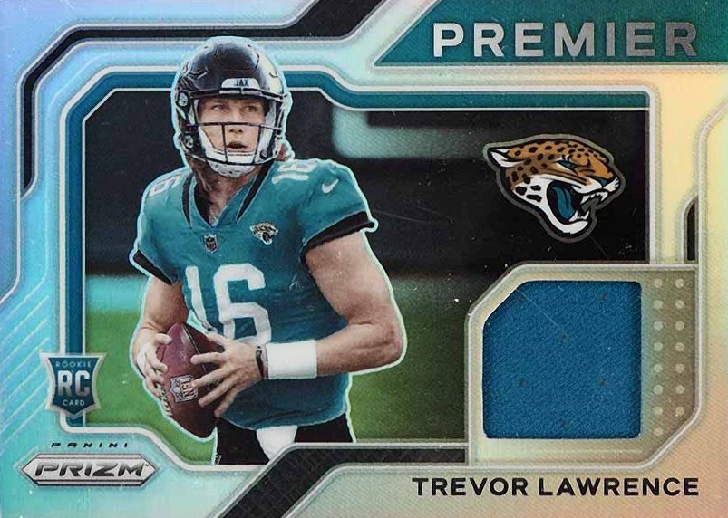 2021 Panini Prizm Premier Jersey Trevor Lawrence #PJ1 Football Card