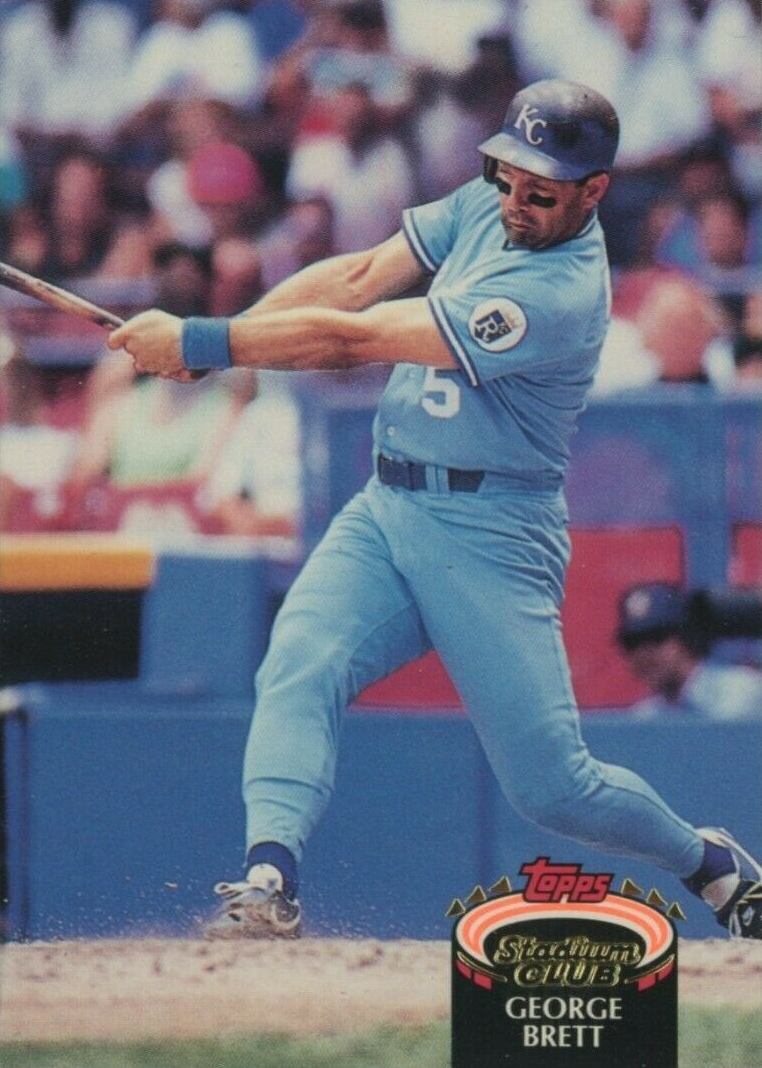 1992 Stadium Club George Brett #150 Baseball Card