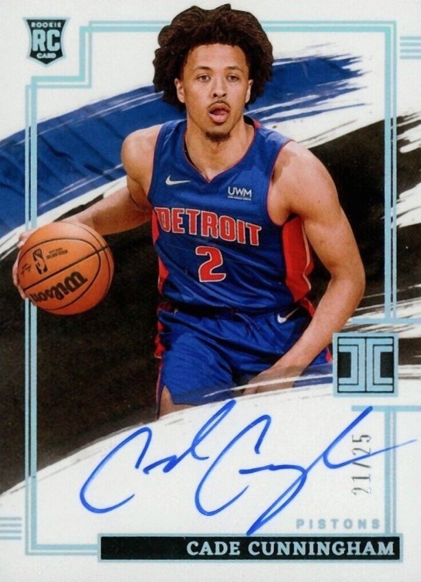 2021 Panini Impeccable Rookie Autographs Cade Cunningham #RACAD Basketball Card