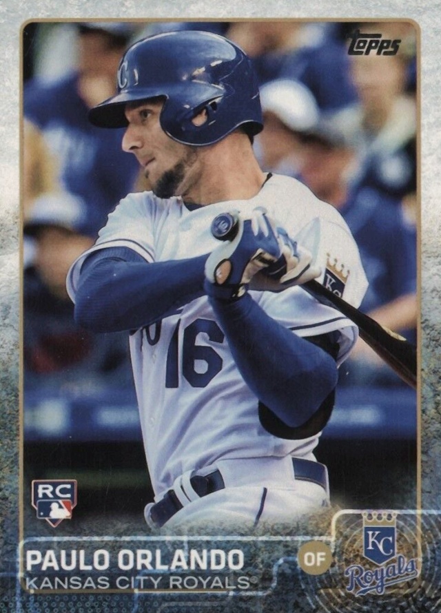 2015 Topps Update Paulo Orlando #US196 Baseball Card