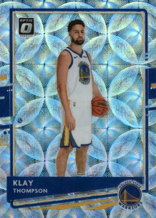 2020 Panini Donruss Optic Klay Thompson #49 Basketball Card