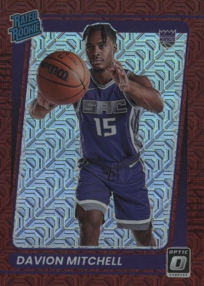 2021 Panini Donruss Optic Davion Mitchell #155 Basketball Card