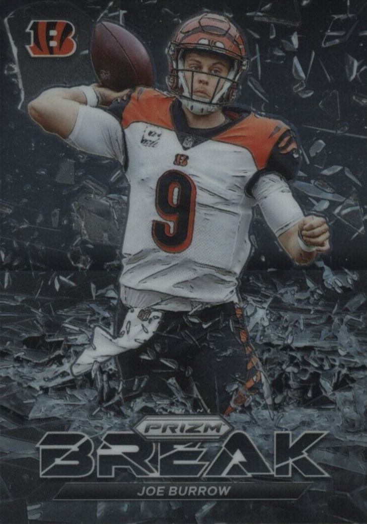 2021 Panini Prizm Prizm Break Joe Burrow #PB2 Football Card