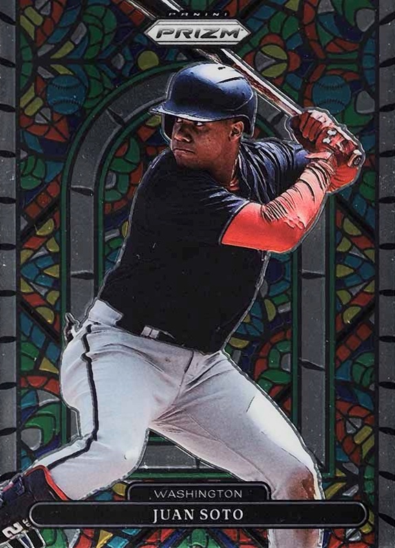 2022 Panini Prizm Stained Glass Juan Soto #SG2 Baseball Card