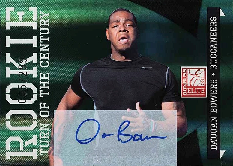 2011 Donruss Elite DA'Quan Bowers #127 Football Card