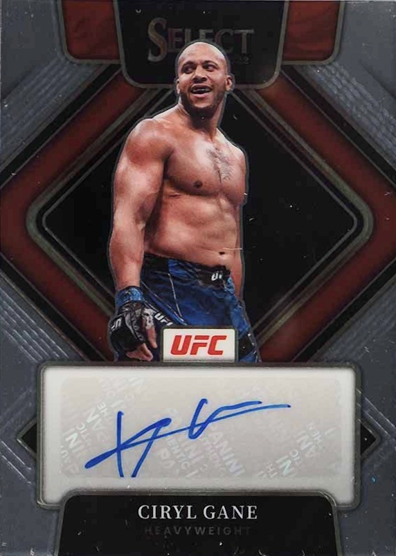 2022 Panini Select UFC Signatures Ciryl Gane #SG-CGN Other Sports Card