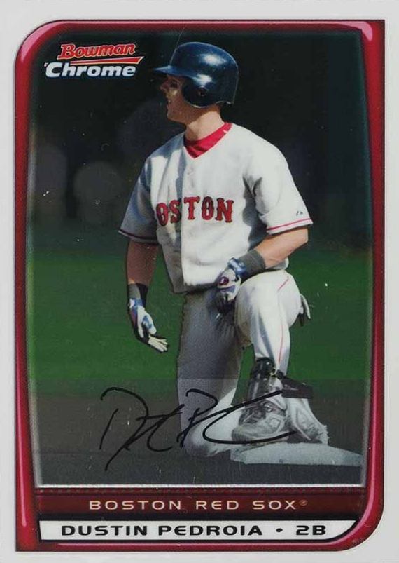 2008 Bowman Chrome Dustin Pedroia #172 Baseball Card