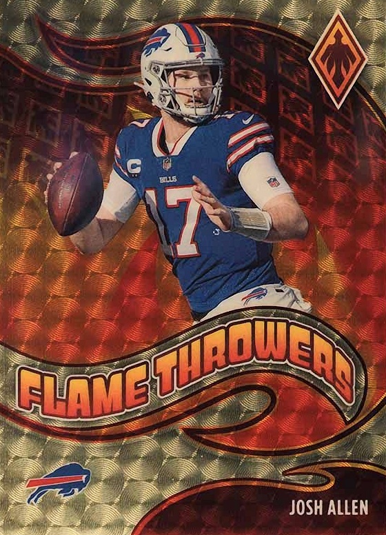 2021 Panini Phoenix Flame Throwers Josh Allen #FT-1 Football Card