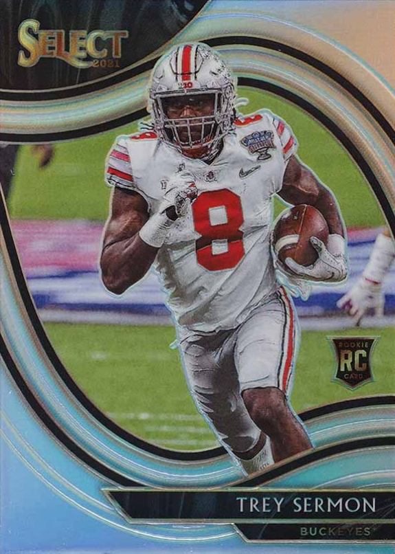 2021 Panini Chronicles Draft Picks Trey Sermon #255 Football Card