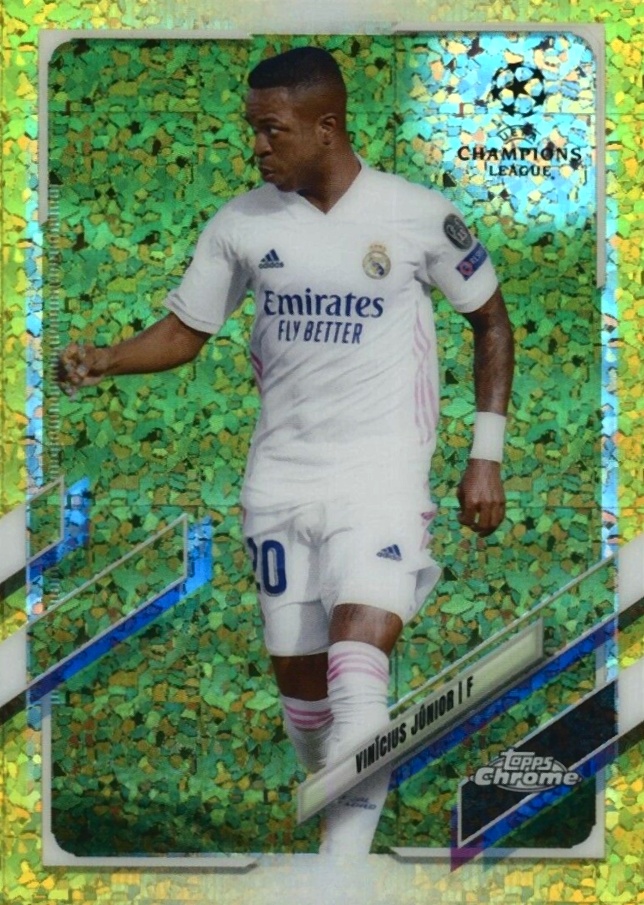 2020 Topps Chrome UEFA Champions League Vinicius Junior #89 Soccer Card