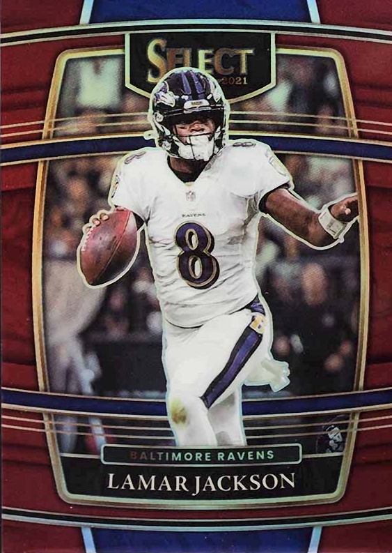 2021 Panini Select Lamar Jackson #5 Football Card