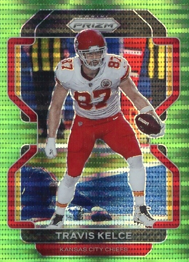 2021 Panini Prizm Travis Kelce #189 Football Card