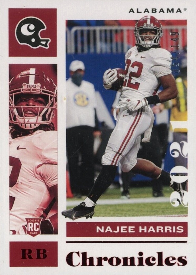 2021 Panini Chronicles Draft Picks Najee Harris #10 Football Card