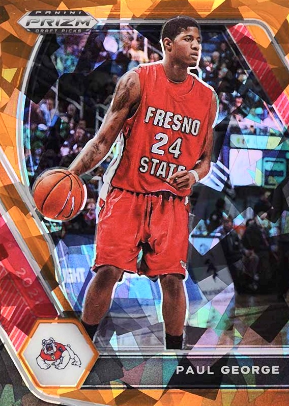 2021 Panini Prizm Draft Picks Paul George #69 Basketball Card