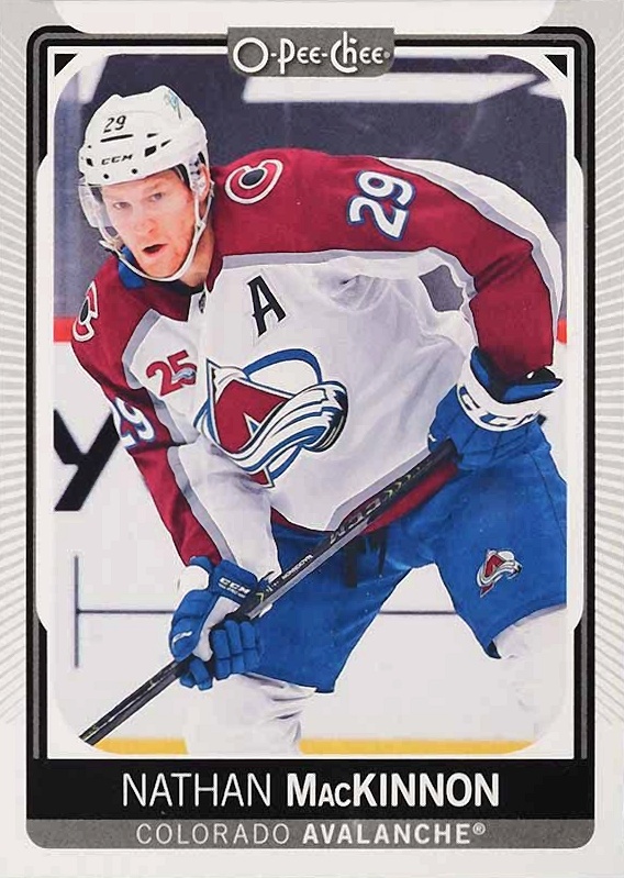 2021 O-Pee-Chee Nathan MacKinnon #19 Hockey Card