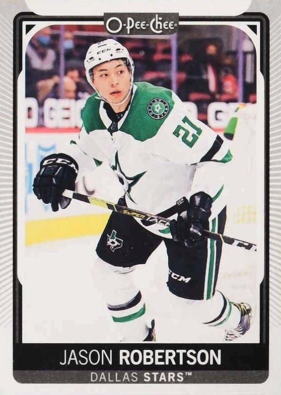 2021 O-Pee-Chee Jason Robertson #61 Hockey Card