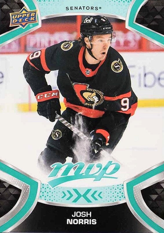 2021 Upper Deck MVP Josh Norris #180 Hockey Card