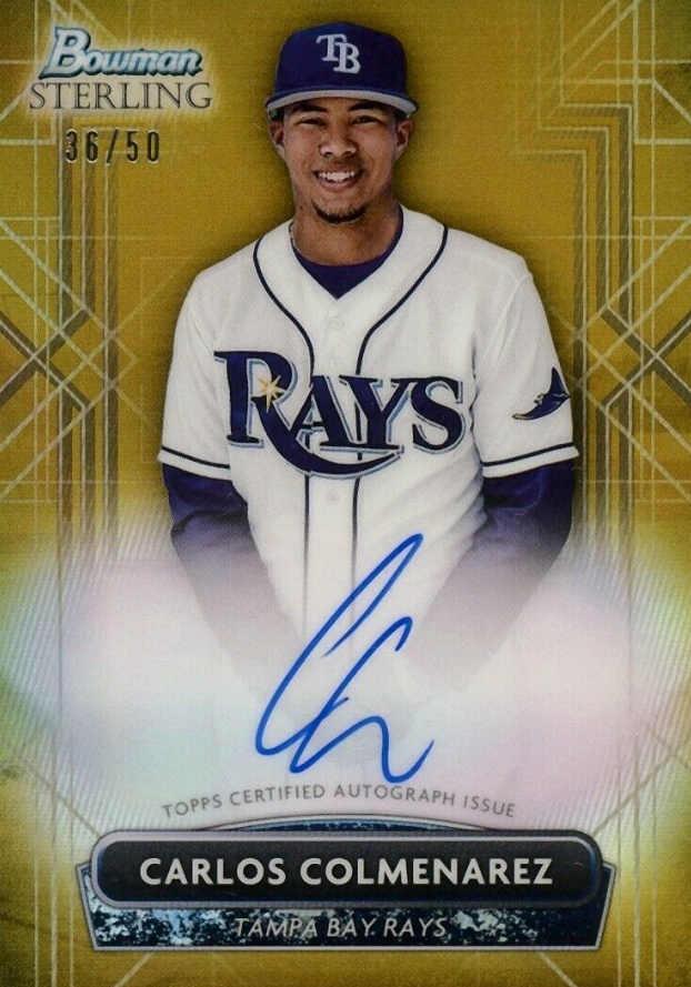 2022 Bowman Sterling Prospect Autographs Carlos Colmenarez #PACCZ Baseball Card