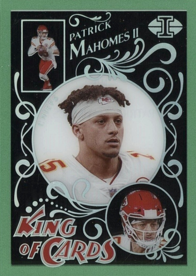 2021 Panini Illusions King of Cards Patrick Mahomes II #KC-1 Football Card