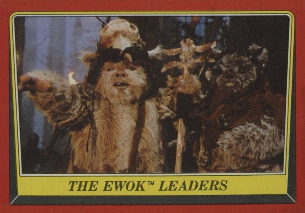 1983 Star Wars Return of the Jedi The Ewok Leaders #84 Non-Sports Card