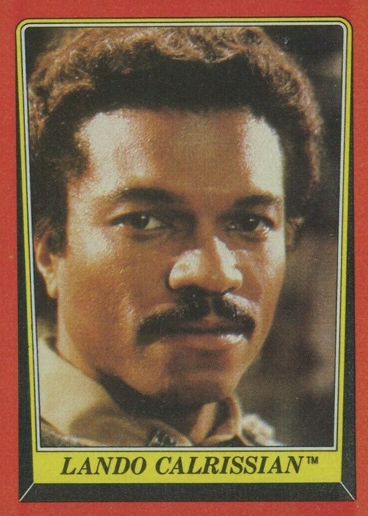 1983 Star Wars Return of the Jedi Lando Calrissian #6 Non-Sports Card