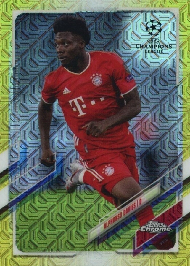 2020 Topps UEFA Champions League Japan Edition Alphonso Davies #42 Soccer Card