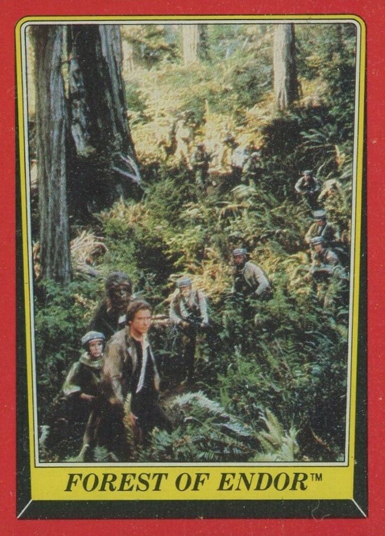 1983 Star Wars Return of the Jedi Forest of Endor #68 Non-Sports Card