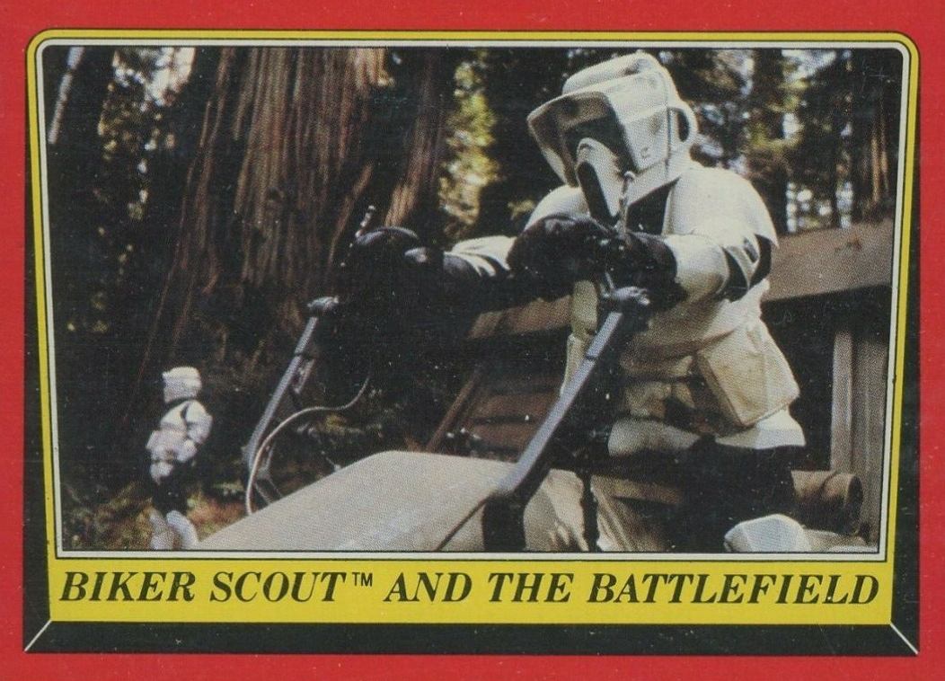 1983 Star Wars Return of the Jedi Biker Scout #97 Non-Sports Card