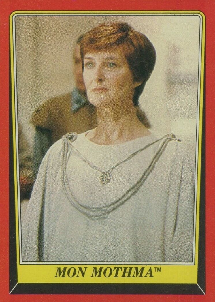 1983 Star Wars Return of the Jedi Mon Mothma #64 Non-Sports Card