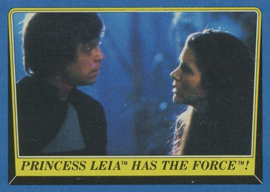 1983 Star Wars Return of the Jedi Princess Leia has the Force! #157 Non-Sports Card