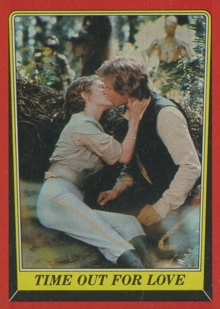 1983 Star Wars Return of the Jedi Time out for Love #115 Non-Sports Card