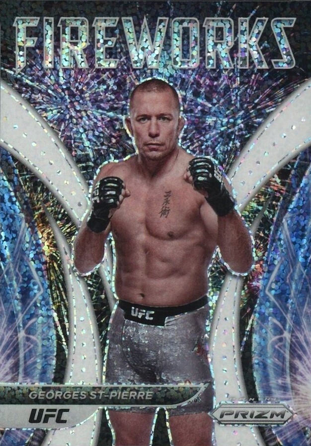 2022 Panini Prizm UFC Fireworks Georges St-Pierre #14 Other Sports Card