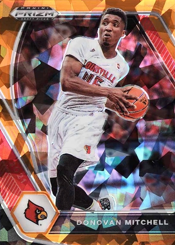 2021 Panini Prizm Draft Picks Donovan Mitchell #81 Basketball Card