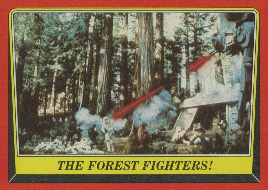 1983 Star Wars Return of the Jedi The forest fighters! #107 Non-Sports Card